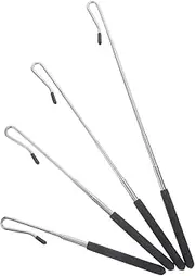 FELTECHELECTR 4pcs Adjustable Metal Puppet Hand Control Extendable Manipulation Sticks for Performances and Artistic Expression Adjustment Rage 20-55cm