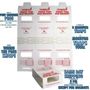 15 Catchmaster 288i Spider & Insect Small Monitor Traps (5 Sticky Glue Boards )