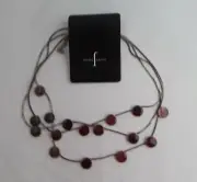 New with tag J by Jasper Conran Multi Strand Contemporary Necklace