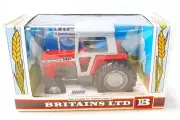 Britains Farm 1:32 Massey Ferguson MF-595 Tractor 9522 Straw Box MIB`76 New!