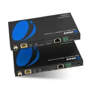 4K UHD HDMI Extender Balun - Up to 330 Ft - with ARC, PoC, KVM, Bi-Directiona...