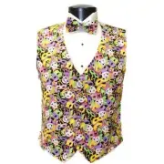 Big Easy Masks Mardi Gras Tuxedo Vest and Tie