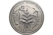 20c 2001 Centenary of Federation Norfolk Island Lightly Circulated Aus Twenty Cent Coin