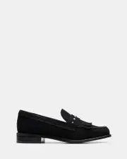 Hana Loafer Black Suede