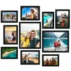 Black Picture Frames, 10 Pack Collage Picture Frame Set for Wall Gallery Wall...