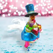 Mr. Chicken With Gifts Ornament Christmas Decor