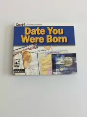The Date You Were Born PC CD learn read what happened on day of your birthday