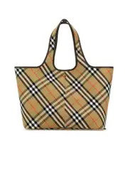 Burberry Medium Check Shopping Bag