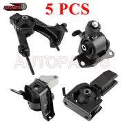 5x Front Rear Motor Mount & Lower Upper Trans Mount For Acura TSX Honda Accord