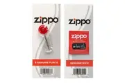 Zippo Lighter Flint + Wick Genuine Original 6 Flints For Zippo Lighter Cigarette