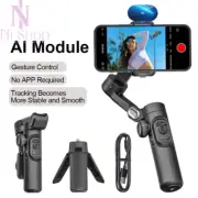 Gimbal Stabilizer Handheld 3-Axis for Phone with Light Face Tracking Vlog Videos