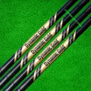 True Temper Dynamic Gold Tour Issue Black Onyx Wedge Shafts S400 Flex - Set of 4