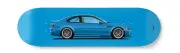 Car Art Laguna Seca Blue E46 M3 - Skate Deck 8"