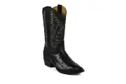 Rodeo Bravo Full Quill Ostrich Print Leather Pointed Toe Cowboy Boot 121331