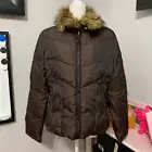 MICHAEL KORS DOWN PUFFER WITH FAUX FUR COLLAR JACKET
