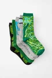 [Typo] Typo - Rick & Morty Box of Socks - Lcn rm rick & morty multi (m/l) SOLID LCN RM RICK & MORTY MULTI (M/L)