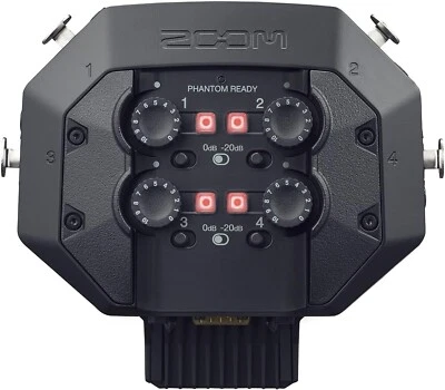 Zoom EXH-8 XLR Capsule with 4 Microphone Inputs for H8 Recorder Black Japan