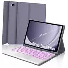 Keyboard Case for Samsung Galaxy Tab A9 Plus 11 Inch, 7-Color Backlit, Multi
