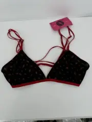 Betsey Johnson Cross-Back Triangle Bralette