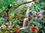 SunsOut Tropical Holiday 1000 Piece Jigsaw Puzzle By Lori Schory