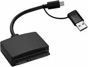 Laroal USB 3.0 Type-C to SATA Converter Cable 2.5 Inch External Hard Drive Adapter, High Speed Transfer for SSD Hard Disk Drive