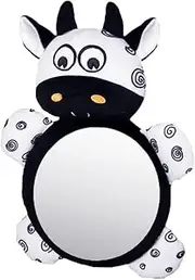 1pc Car Safety Rear Facing Mirror Convex Observation Mirror for Boy Girl Allows Parents to Monitor Face While Driving for Rearward Facing Car Seats