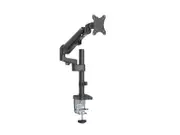 Brateck Single Monitor Heavy-Duty Aluminum Gas Spring Monitor Arm Fit Most 17' - 35' Monitors Up to12kg per screen VESA 75x75/100x100 LDT47-C012N