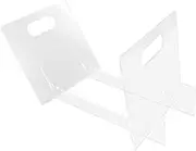 Vinyl Record Holder Tabletop Display Holder Playing Record Display Rack Tabletop Display Rack Vinyl Record Display Rack Playing Record Stand Book Display Holder Transparent Acrylic