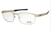 Oakley Titanium Reading Glasses SURFACE PLATE OX5132-0852 52-18 Matte Gold Frame