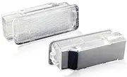Pizgear 2Pcs LED Luggage Trunk Lights Glove Box Footwell Lamps, for Citroen, C2 C3 C4 C5 C6 C8 DS3 Dispatch Saxo Xanria Xsara, for Peugeot, 206 Trunk Interior Lights