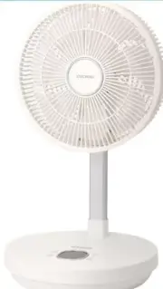 CUCKOO CF-ECL1010WH Cordless Portable Folding Air Circulator with BLDC Motor