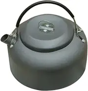 POPETPOP Camping Kettle Portable Aluminum Alloy Water Kettle for Outdoor Cooking Lightweight Wear Resistant for Hiking Camping BBQ and Daily Use