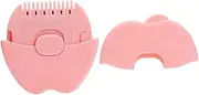 FOMIYES Hair Trimmer Comb for Portable Apple Shaped Razor Comb for Easy Hair Cutting Split End Trimming and Shaping for Hairstyles Travel Friendly Design Lightweight and Manual Operation
