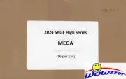 2024 Sage Football EXCLUSIVE MEGA Factory Sealed 16 Box CASE-1,472 RCS+64 AUTOS+