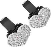 [SOLUSTRE] Sturdy Car Vent Aroma Clip 2pcs Car Diffuser Outlet Clip Diamond-shaped Air Freshener Ornament