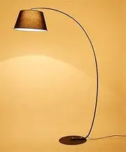 L.HPT ARC Floor lamp Modern Bedroom Living Room Reading Floor lamp Black or White, A Little Surprise