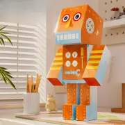 3D Paper Puzzle Robot Kit, Cardboard Jigsaw Puzzle, Educational Building Toy