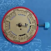 Original Genuine ISA 1198 Quartz Watch Movement Golden Disk Vintage Stock