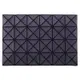ISSEY MIYAKE BAOBAO-幾何細格紋4x6 名片夾(深紫)霧面