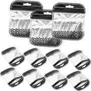 Baluue 100Pcs Resealable Jewelry Bags Small Visible Storage Pouches for Necklaces Bracelets Earrings Practical Protection From and Scratches