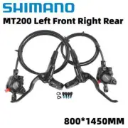 MT200 MTB Bicycle Hydraulic Disc Brake 2 Piston 3 Finger Steel Lever Bike Brake