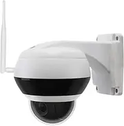 4K 8MP WiFi Metal Dome PTZ Camera Outdoor Humanoid Tracking IP Camera Indoor 2-Way H.265 W Surveillance Cameras(UK Plug_8MP 128G TF Card)