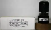 6V6GT KENRAD Black Coated Made in USA Amplitrex Tested 1PC