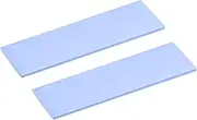 uxcell 2 Pack M.2 Thermal Pad 70x22x1.5mm for Pc M.2 2280 Nvme SSD Heatsink Cooler Blue