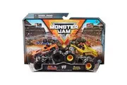 Monster Jam, Official Earth Shaker Vs. Bad Company Die-Cast Monster Trucks, 1:64 Scale, Kids Toys for Boys Ages 3 and up