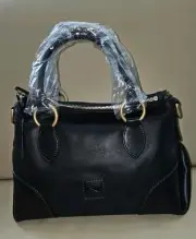 Dooney & Bourke Florentine Satchel 30 Orig $458 Black