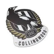 NEW AFL Premium Metal Collingwood Magpies Football Club Decal Wall Sign