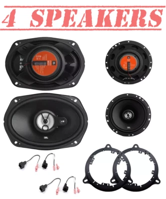 JBL Stage1 Front & Rear Door Speaker replacement for 2004-2018 Nissan Titan (for: Nissan)