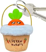 Plush Keychain | Cartoon Cute Carrot Keychain Radish Pendant | Carrot Pot Cutting Plush Toy, Radish For Backpack, Birthday, Festival, Valentine's Day