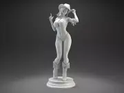 Tina Armstrong Woman Unpainted Unassembled Resin 3D printed Model Figure NSFW